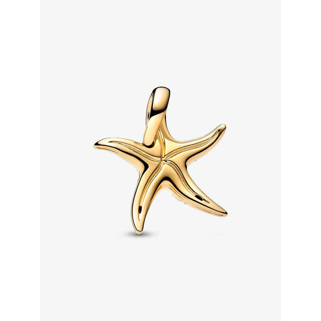 PANDORA : Sparkling Blue Starfish Dangle Charm - Image 3