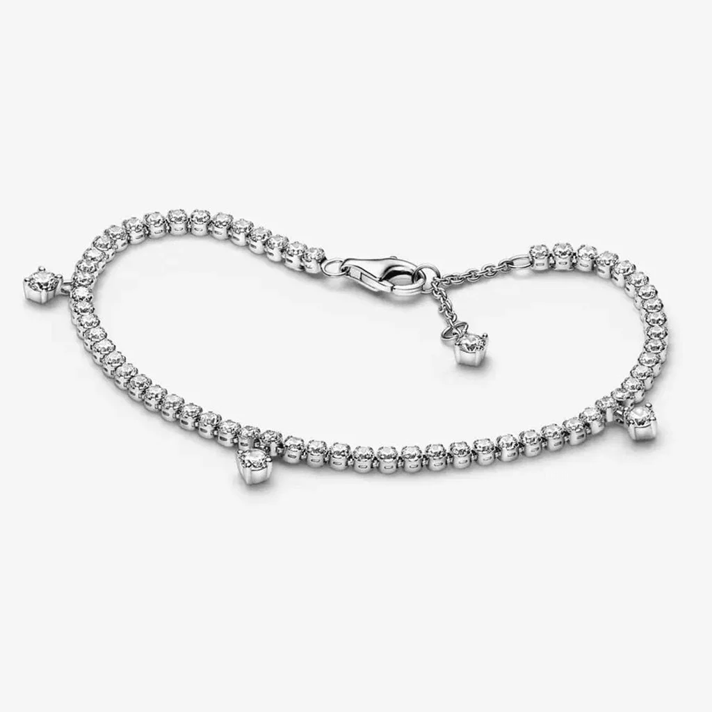 PANDORA : Sparkling Drops Tennis Bracelet