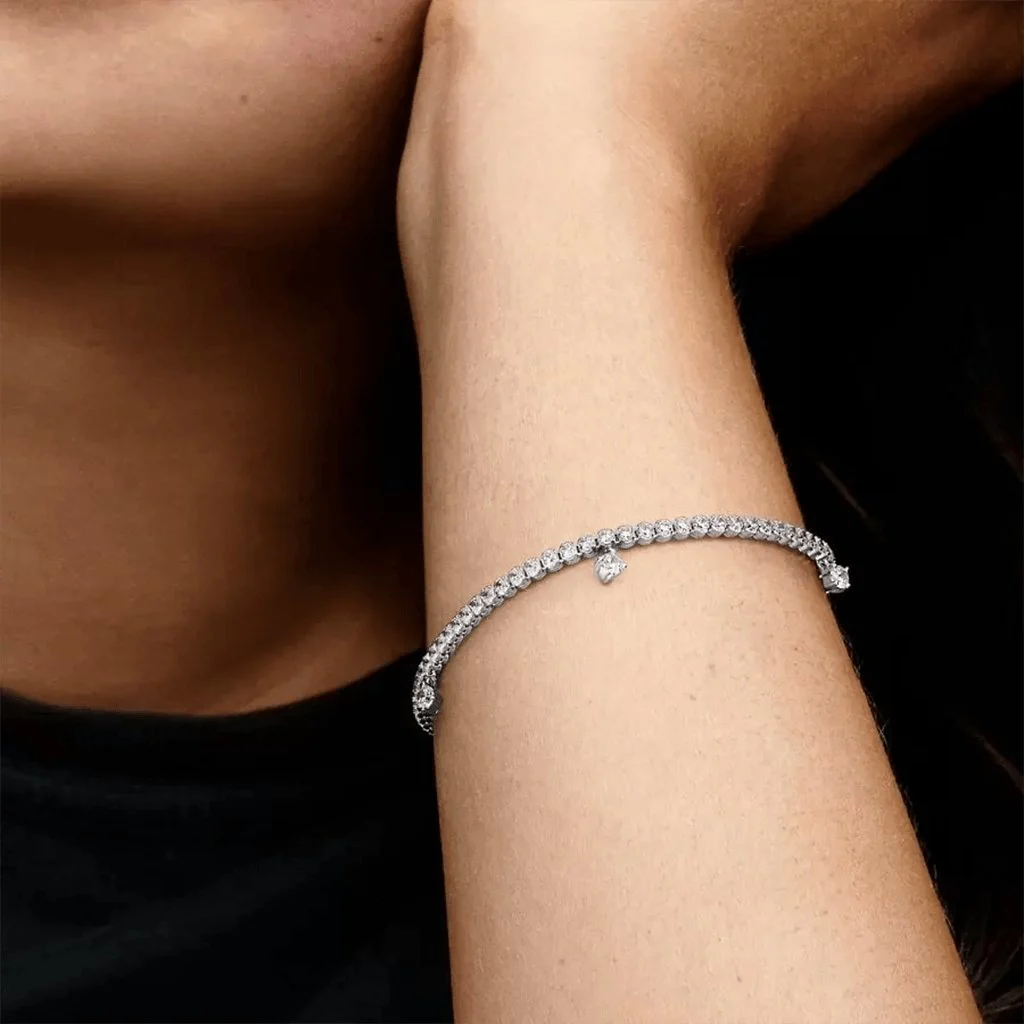 PANDORA : Sparkling Drops Tennis Bracelet - Image 3