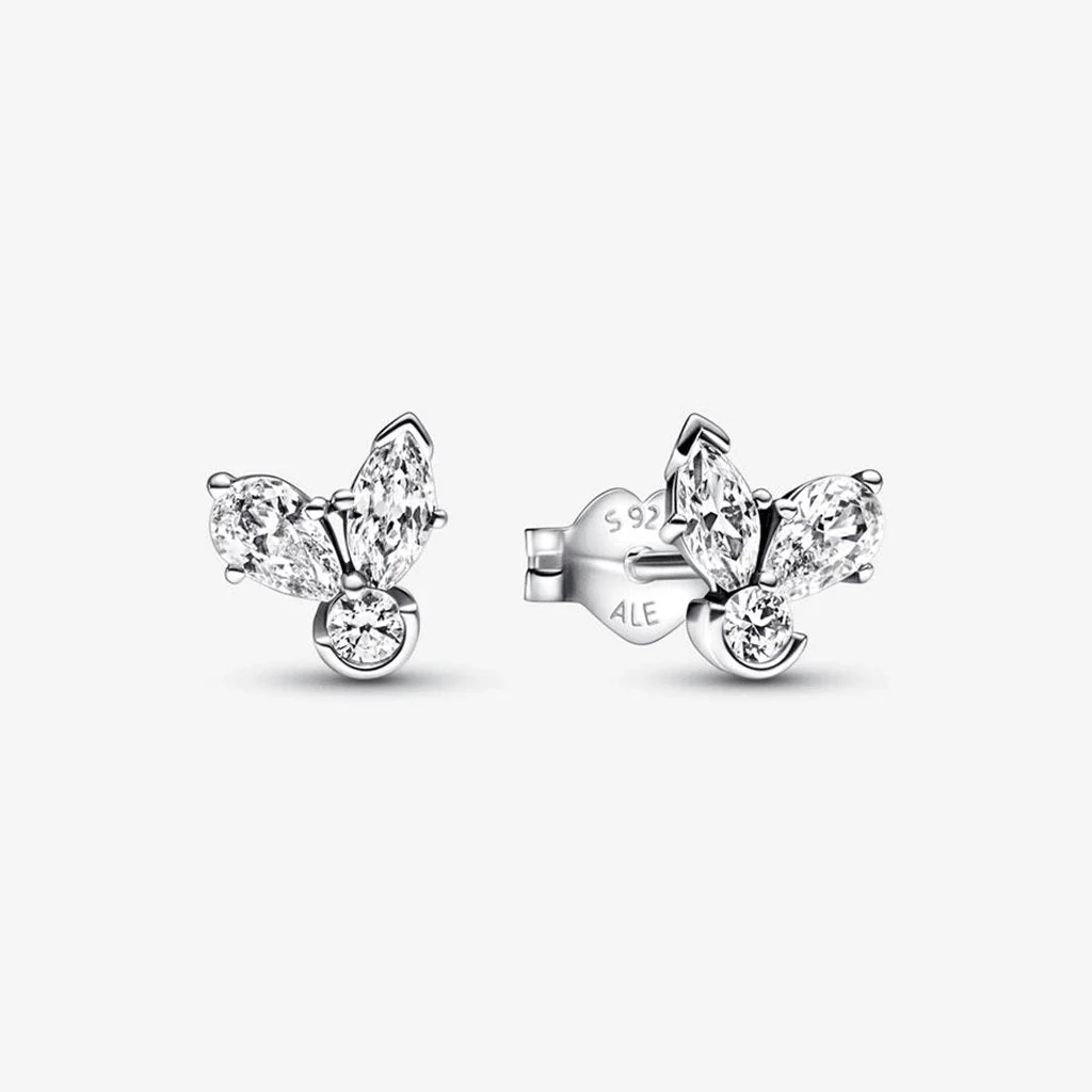 PANDORA : Sparkling Herbarium Cluster Stud Earrings