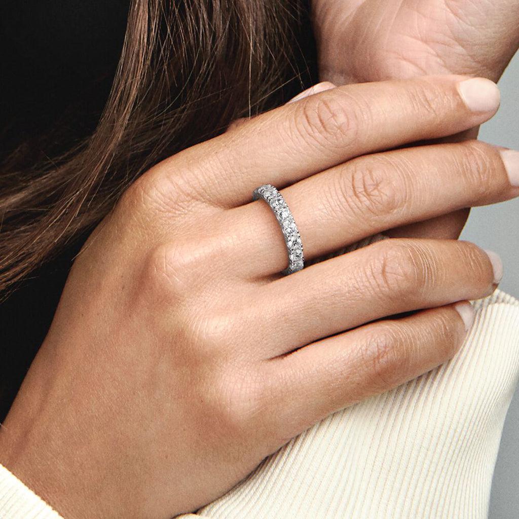 PANDORA : Sparkling Row Eternity Ring - Image 3