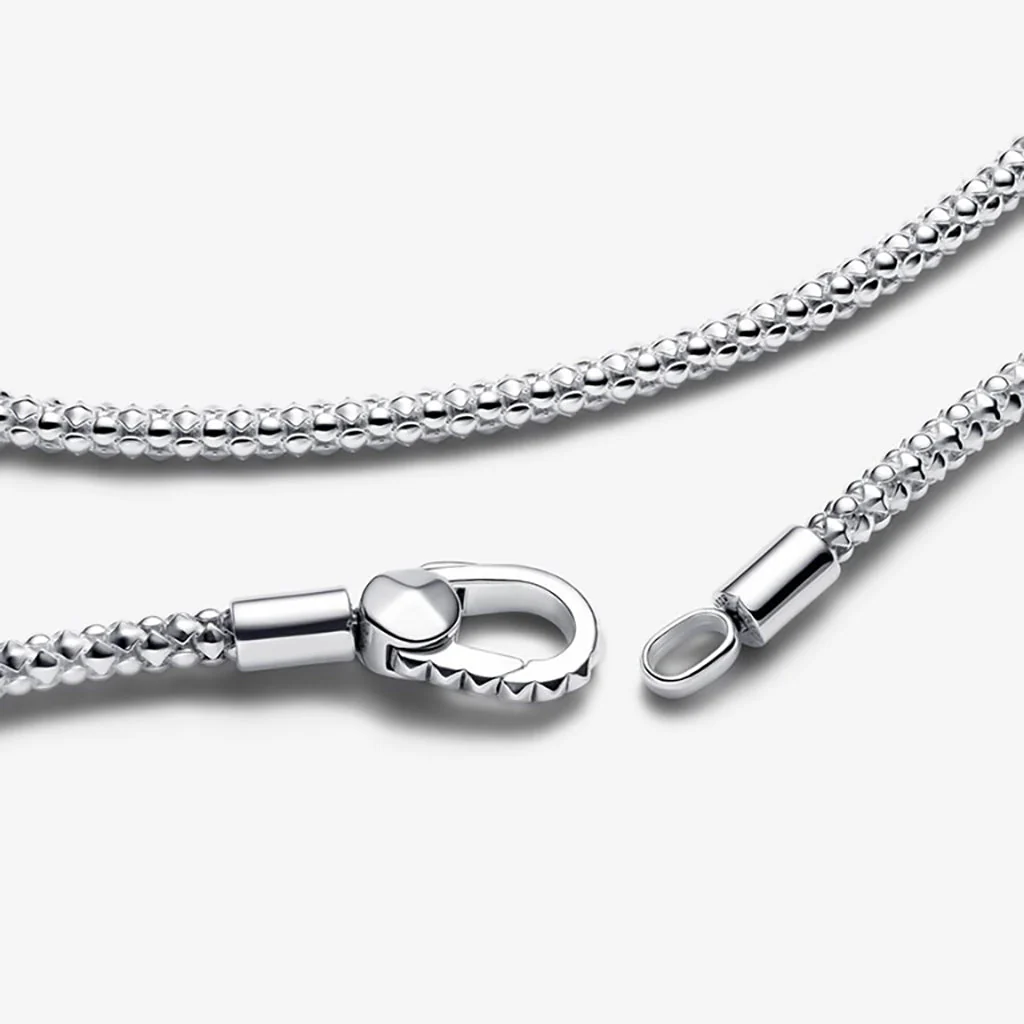 PANDORA : Studded Clasp & Chain Necklace - Image 3
