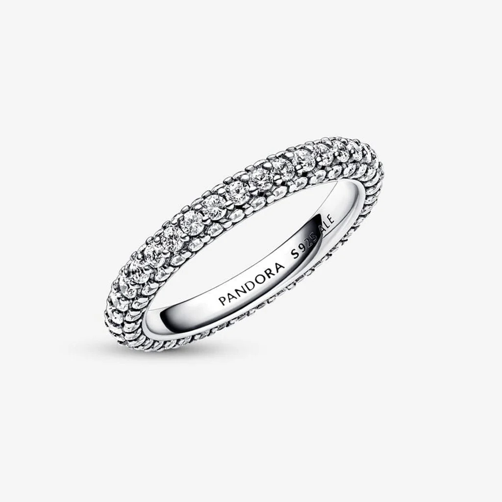 PANDORA : Timeless Pavé Single-row Ring in Sterling Silver - Image 5