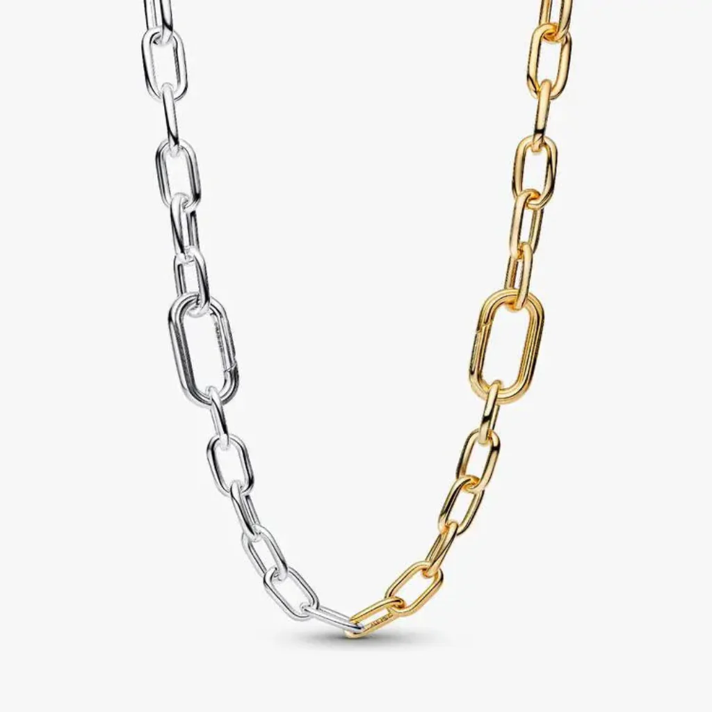 Pandora : Two-tone Link Chain Necklace