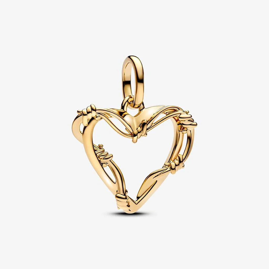 PANDORA : Wire Heart Dangle Charm