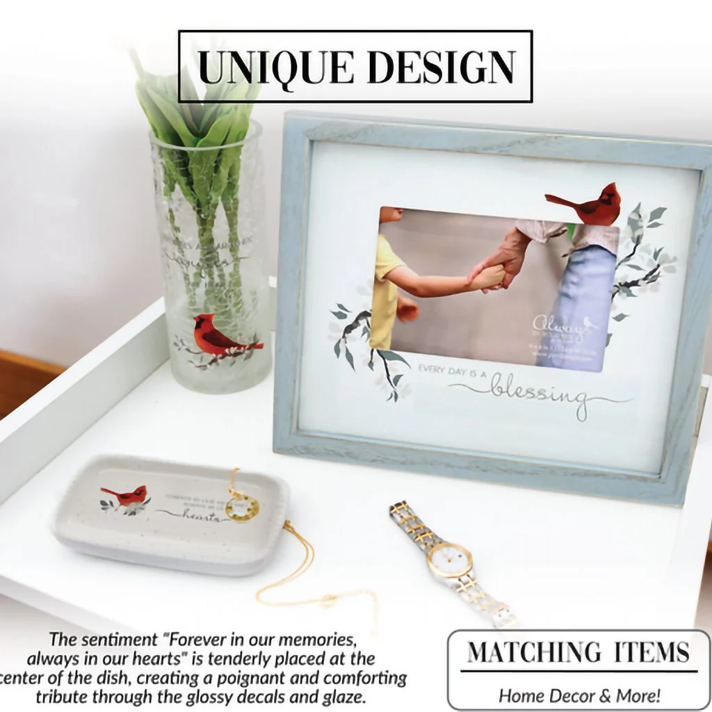 Pavilion Gift Co : In Our Hearts - 5" x 3" Keepsake Dish - Image 4