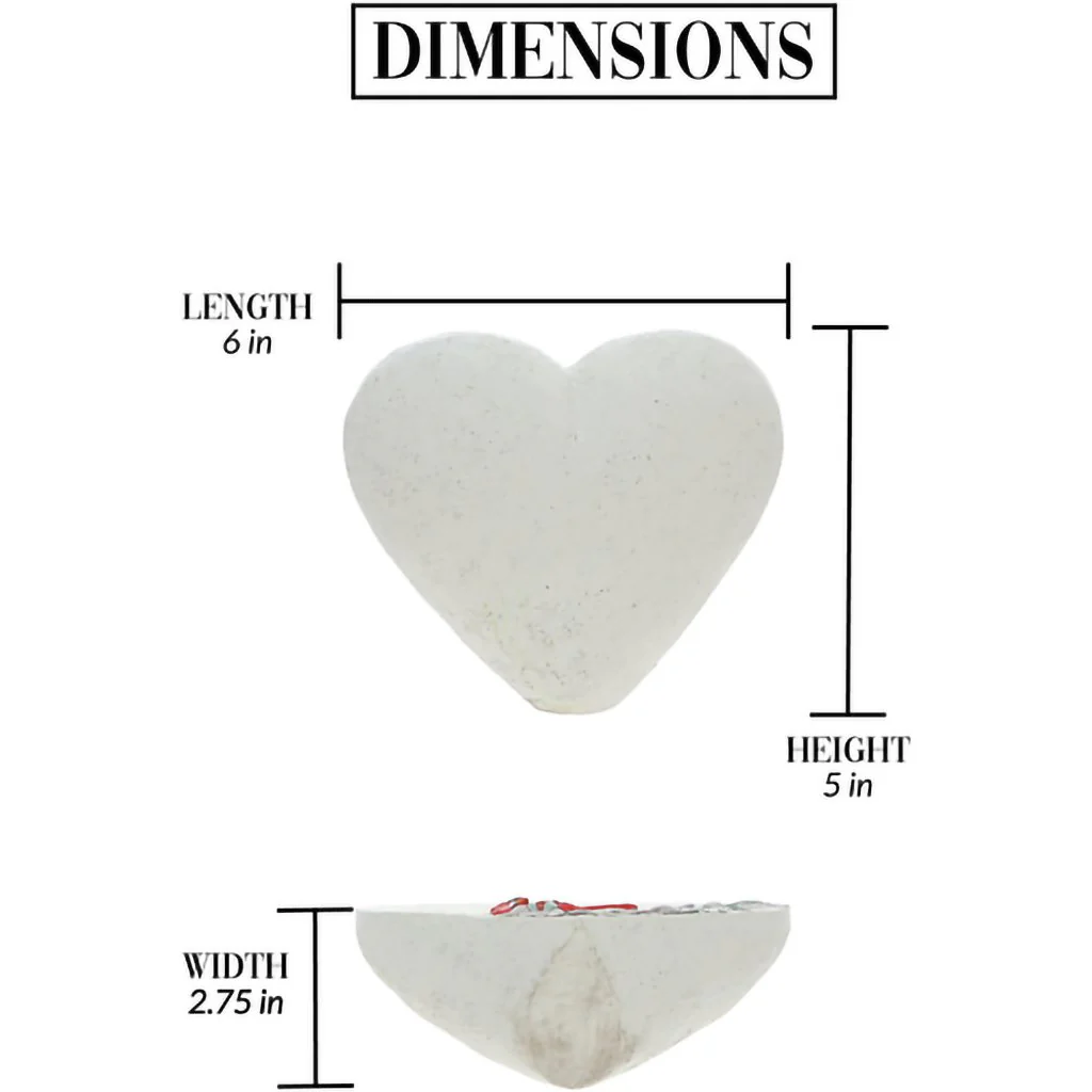 Pavilion Gift Co : Those We Love - 5" Standing Heart Memorial Stone - Image 5