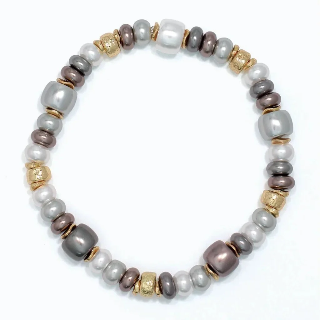 Periwinkle : Pearlized Stretch Bracelet