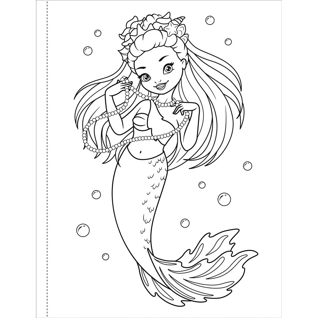 Peter Pauper Press : Coloring Book - Mermaids - Image 4