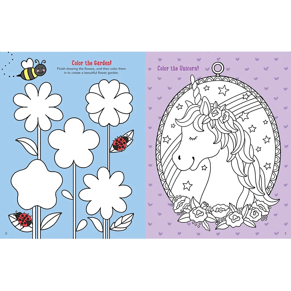 Peter Pauper Press : Coloring Book - Unicorns - Image 5