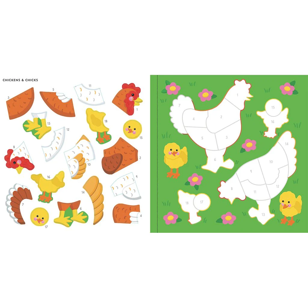 Peter Pauper Press : My First Color-by-Sticker - Farm Animals - Image 4