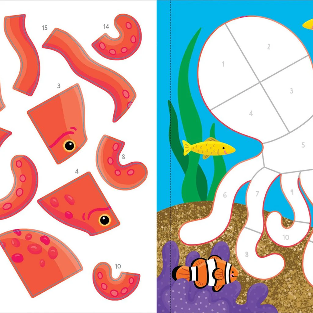 Peter Pauper Press : My First Color-by-Sticker - Under the Sea - Image 5