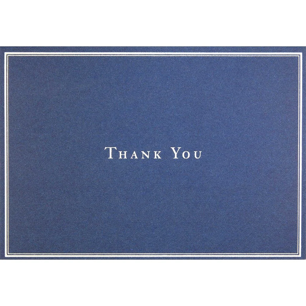 Peter Pauper Press : Thank You Notes - Navy Blue