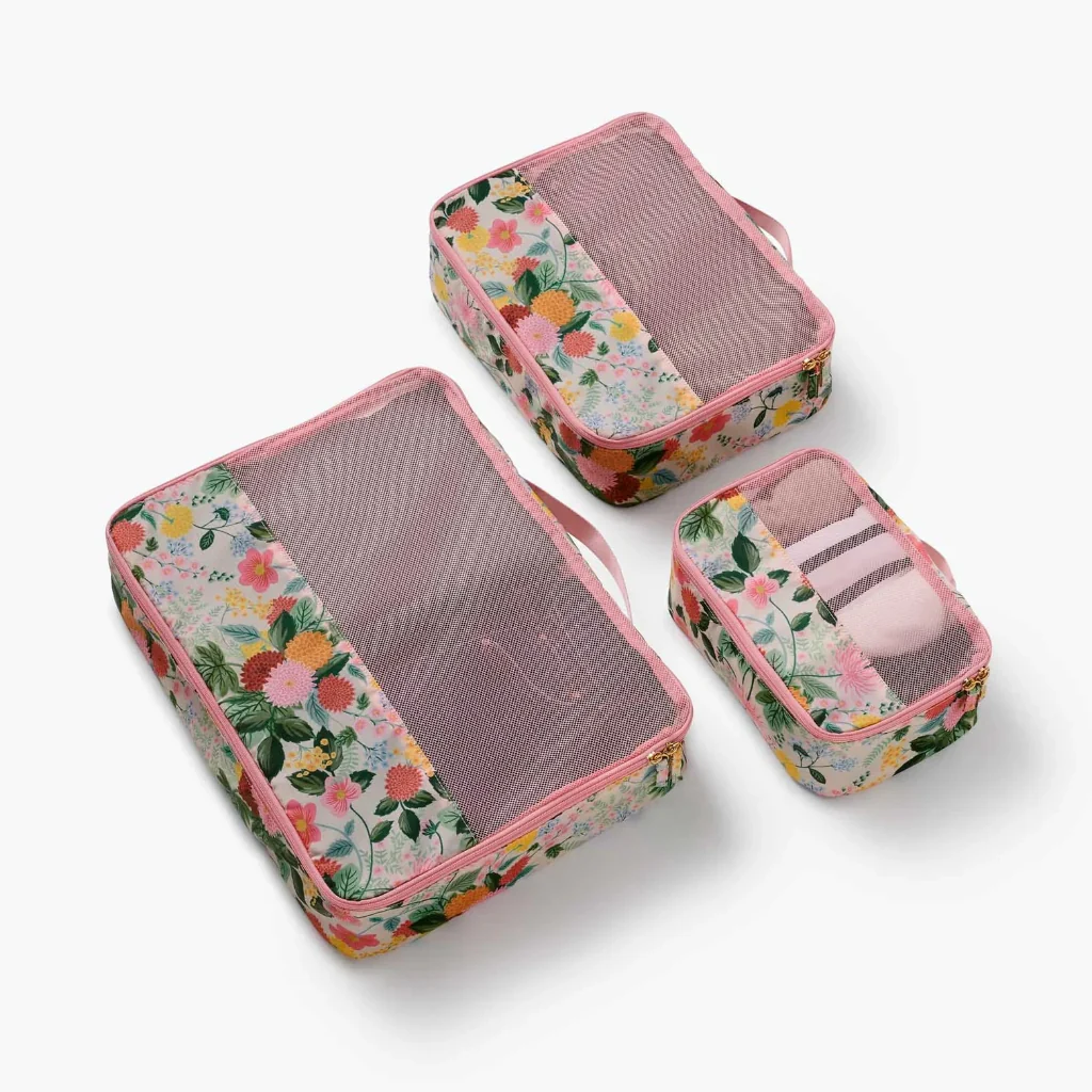 Rifle Paper Co : Dahlia Packing Cube Set - Image 8