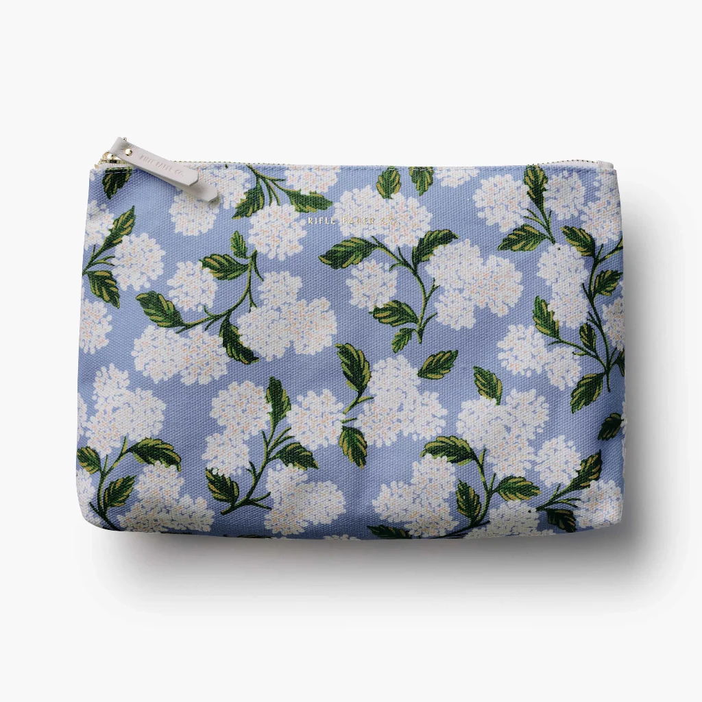 Rifle Paper Co : Hydrangea Zippered Pouch Set - Image 5