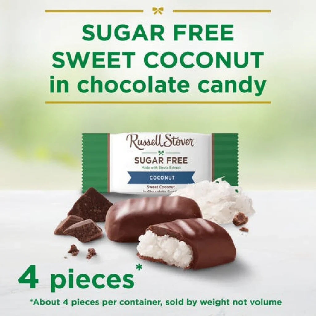 Russell Stover : Sugar Free Coconut In Chocolate Candy - Image 3