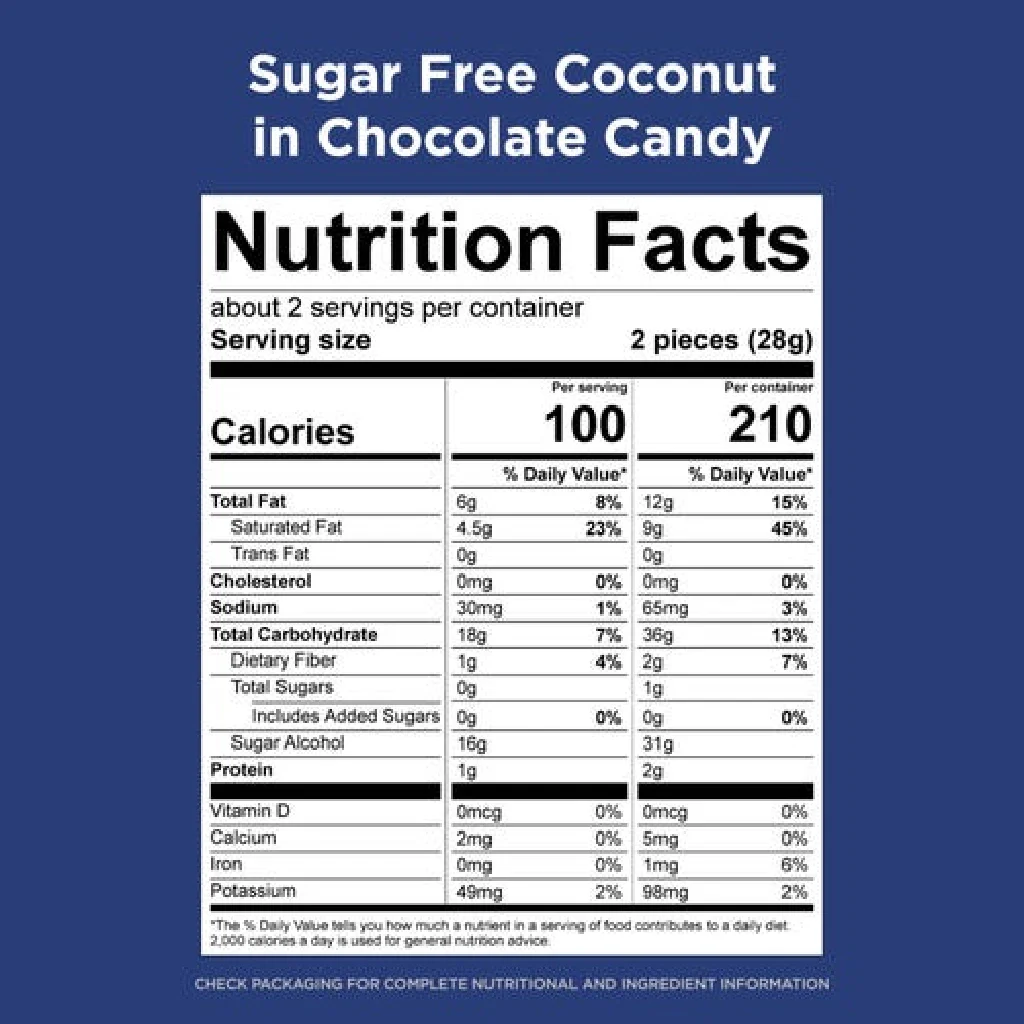 Russell Stover : Sugar Free Coconut In Chocolate Candy - Image 4