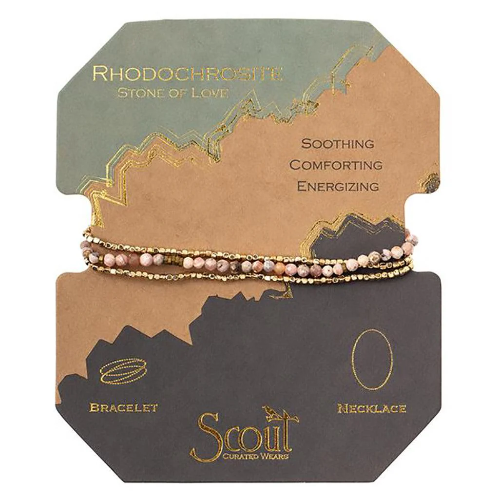 Scout Curated Wears : Rhodochrosite Delicate Stone of Love