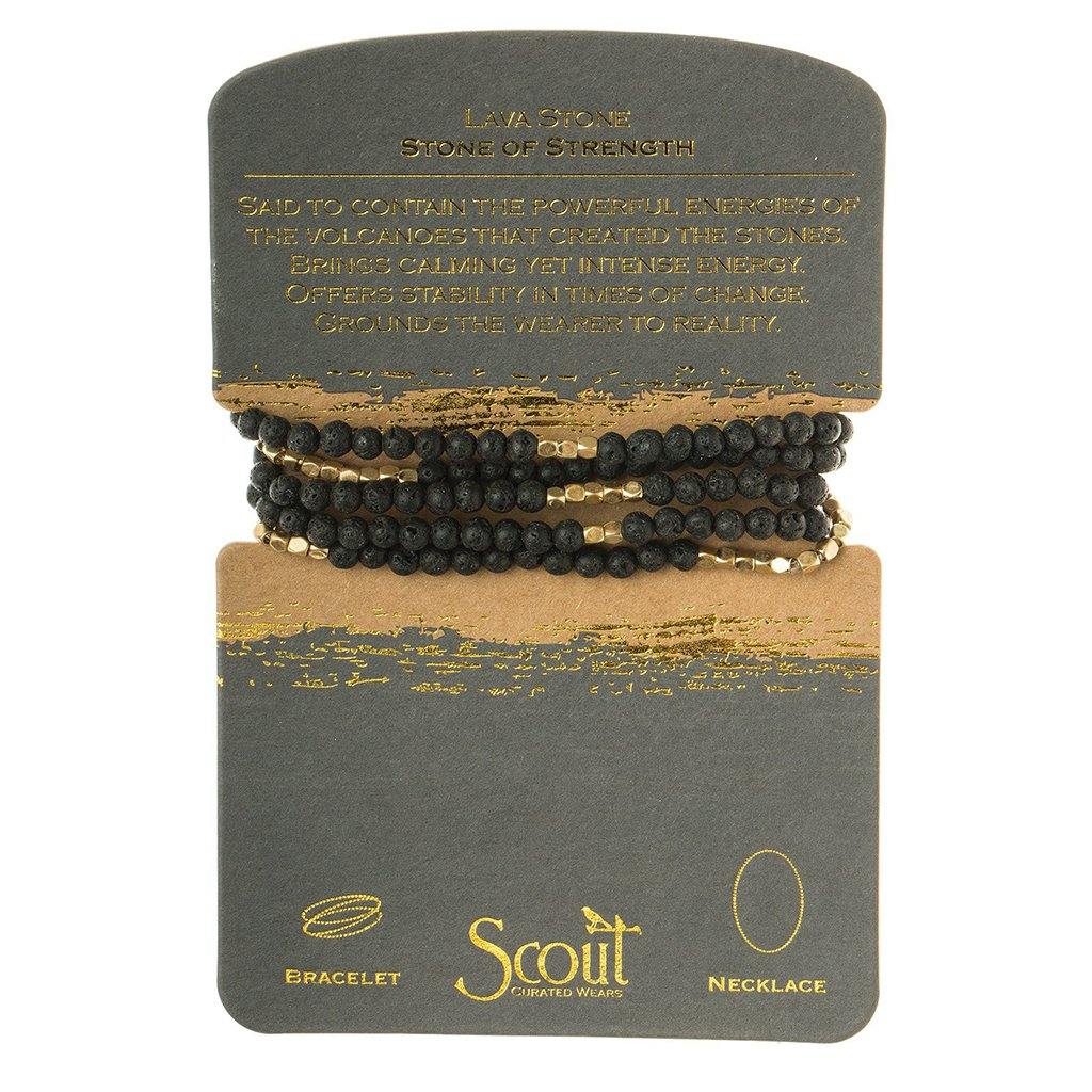 Scout Curated Wears : Lava Stone Wrap - Stone of Strength