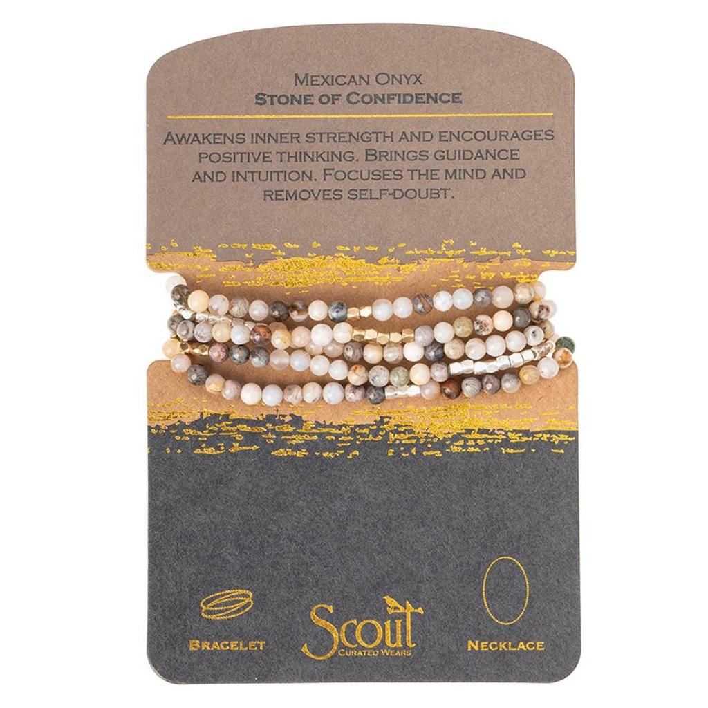 Scout Curated Wears : Mexican Onyx Stone Wrap - Stone of Confidence