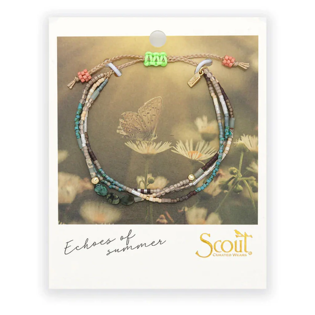 Scout Curated Wears : Mixed Media Bracelet - Transformation/African Turquoise/Gold - Image 3