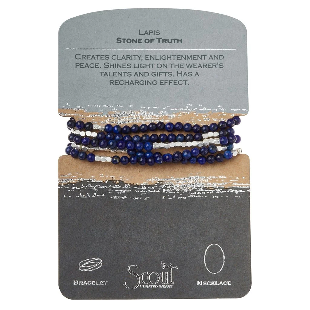 Scout Curated Wears : Stone Wrap - Lapis - Stone of Truth - Image 3