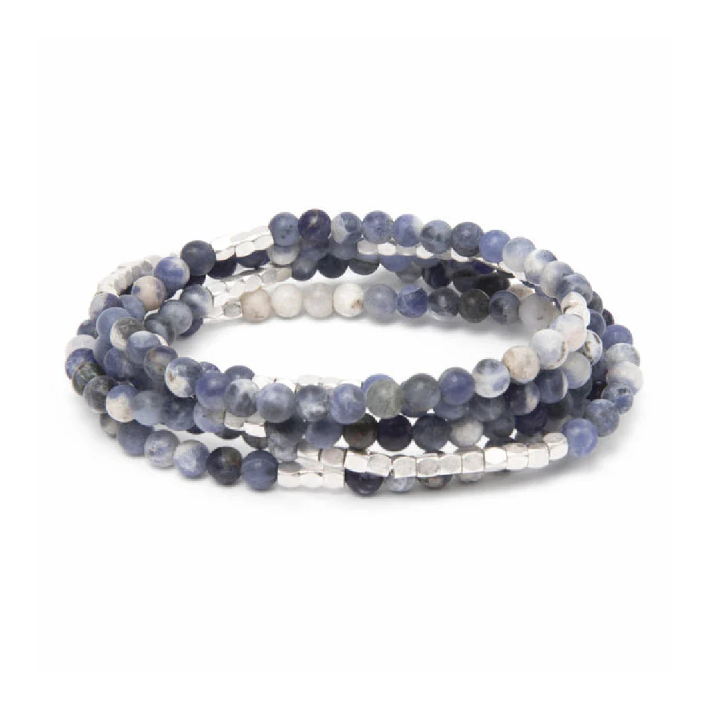 Scout Curated Wears : Stone Wrap Sodalite/Silver - Stone of Intuition - Image 2