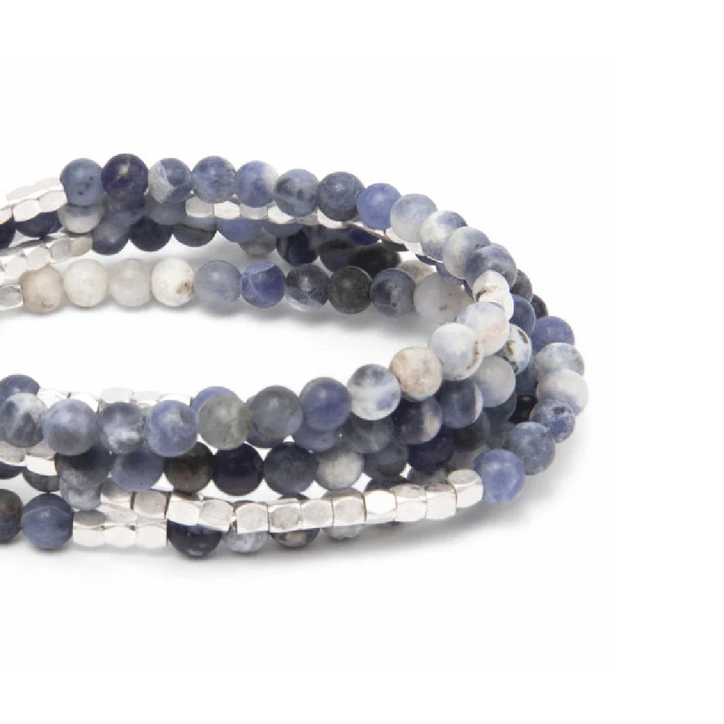 Scout Curated Wears : Stone Wrap Sodalite/Silver - Stone of Intuition - Image 3