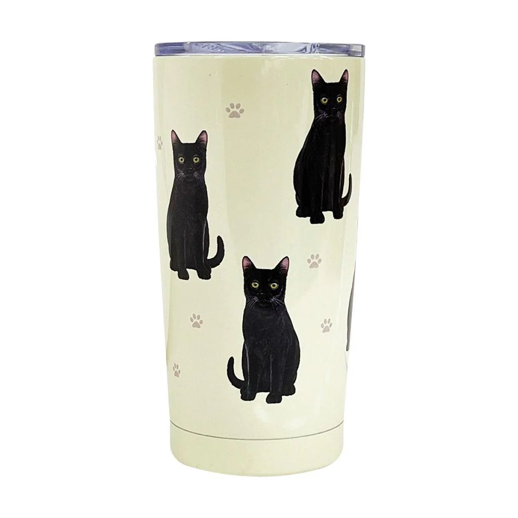 Serengeti : Black Cat Ultimate Tumbler - Stainless Steel - Image 2
