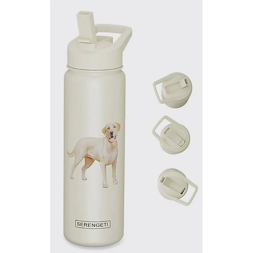 Serengeti : Yellow Labrador 24 oz Water Bottle - Image 2