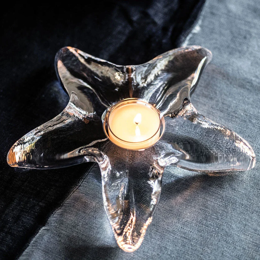 SIMON PEARCE : Starfish Tealight - Image 5