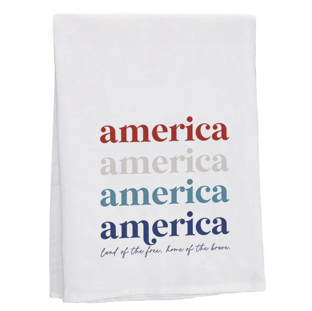 Simply Said Inc : America Repeated Kitchen Towel