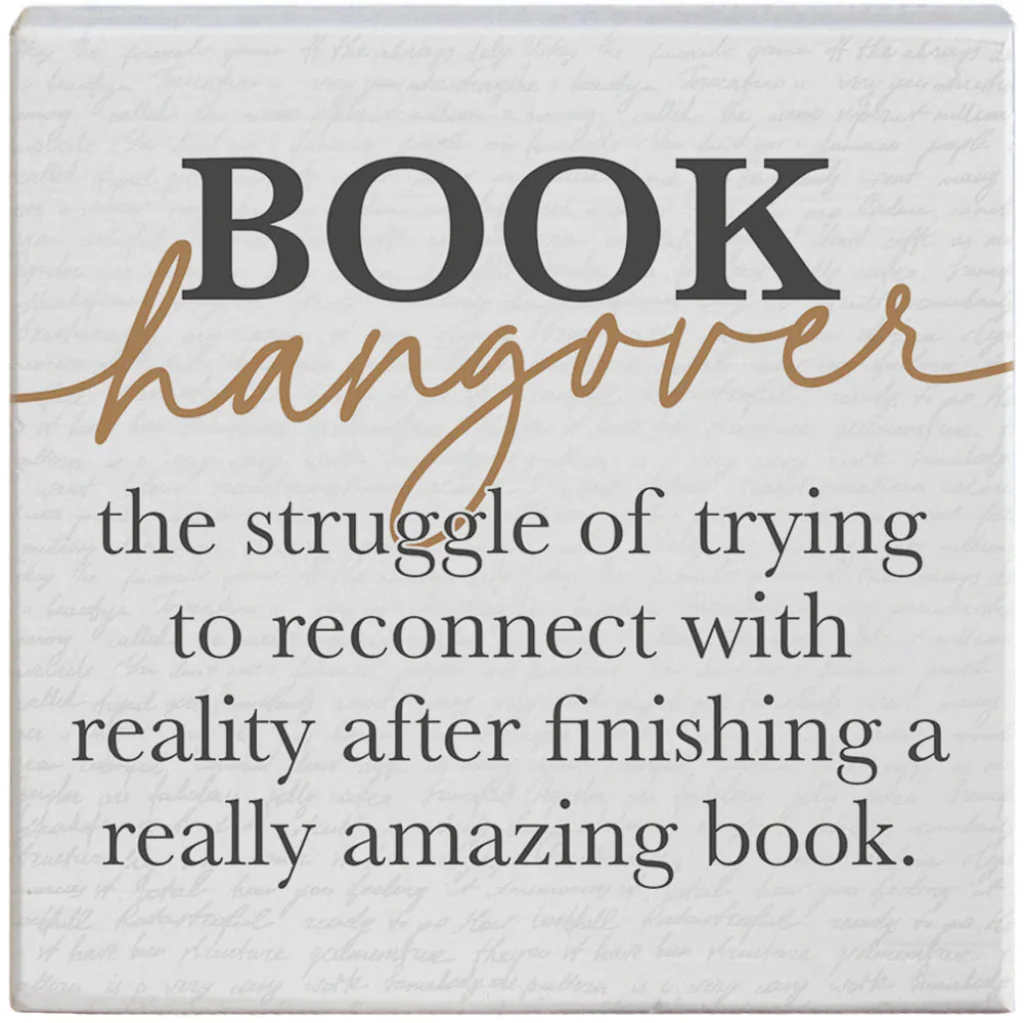 Simply Said Inc : Book Hangover Sign