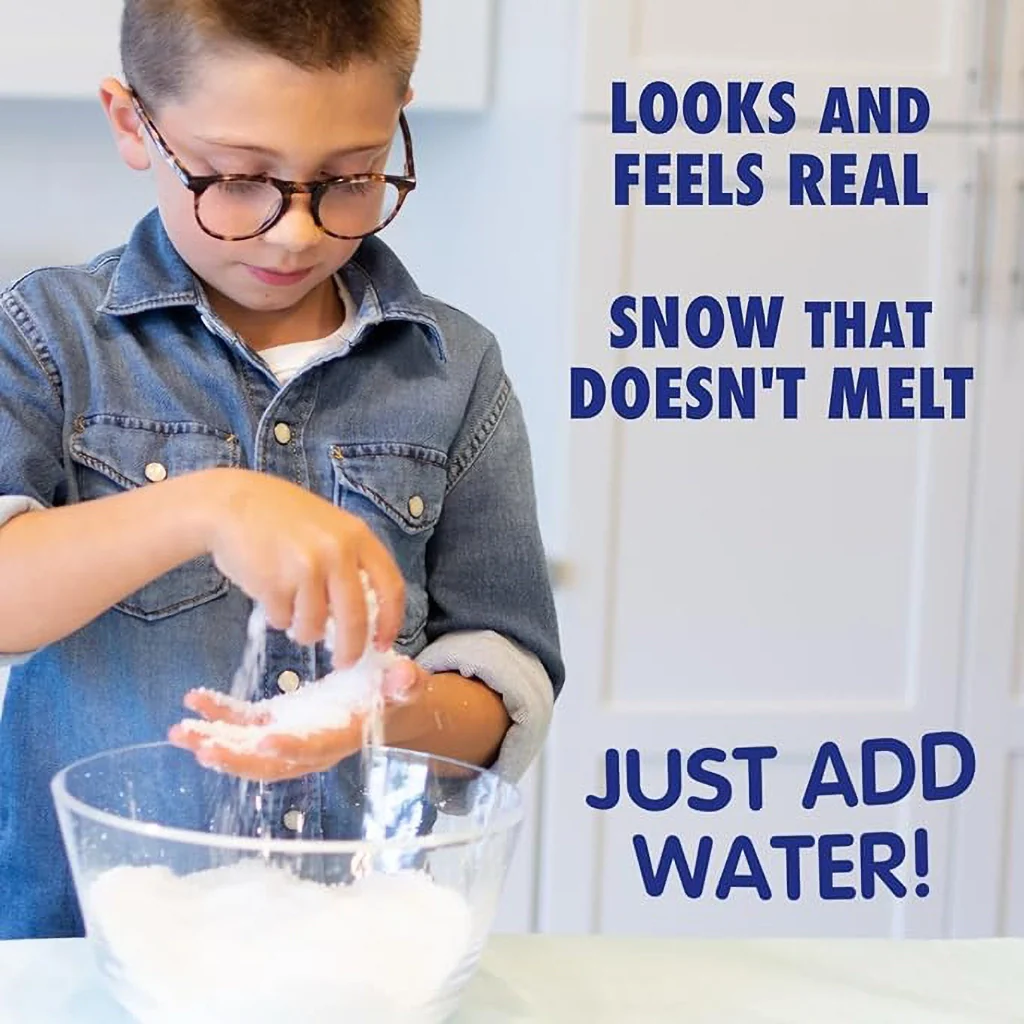 Snow In Seconds : Instant Artificial Snow - Makes 2 Gallons - Image 3