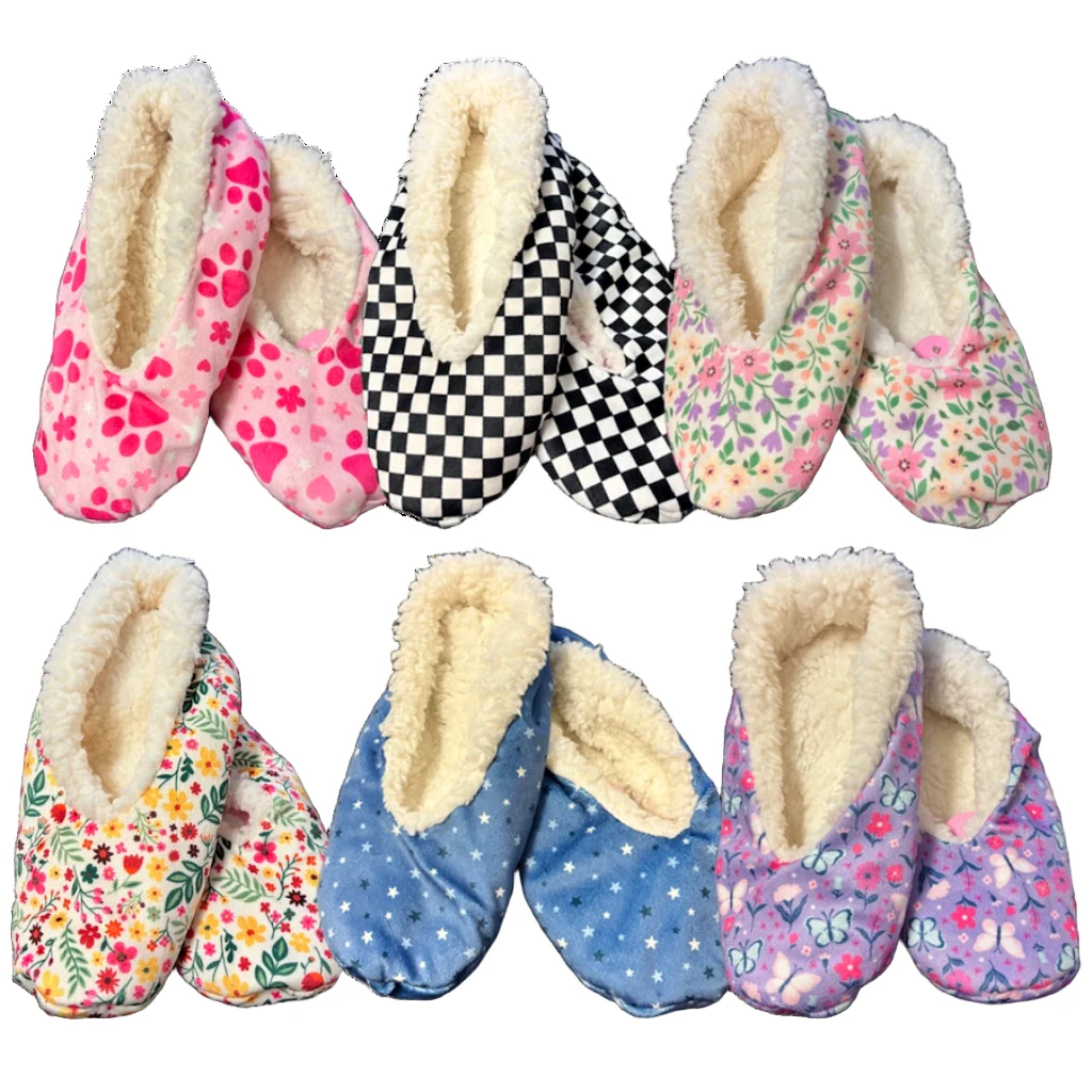 Snuggle Feet : Colorful Assorted Slippers