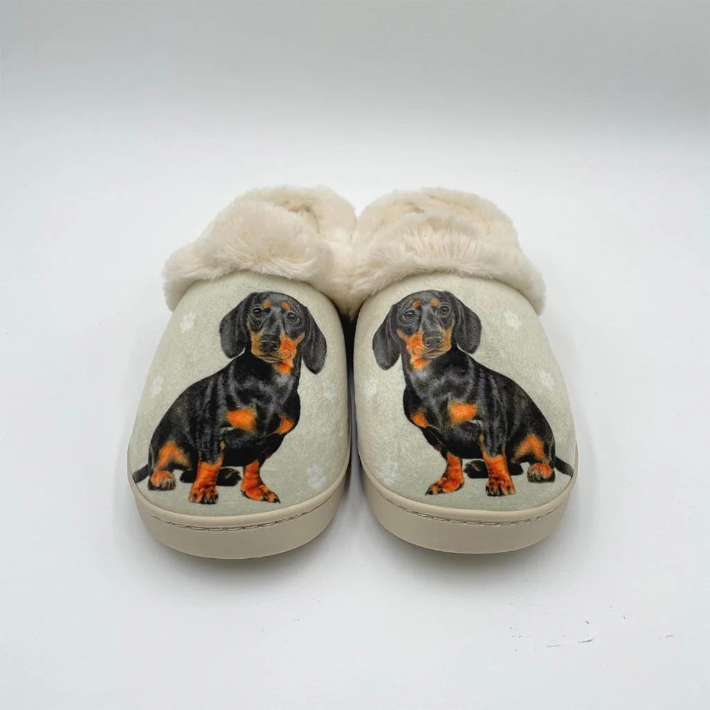 Snuggs : Dachshund Black - Slippers - Image 2