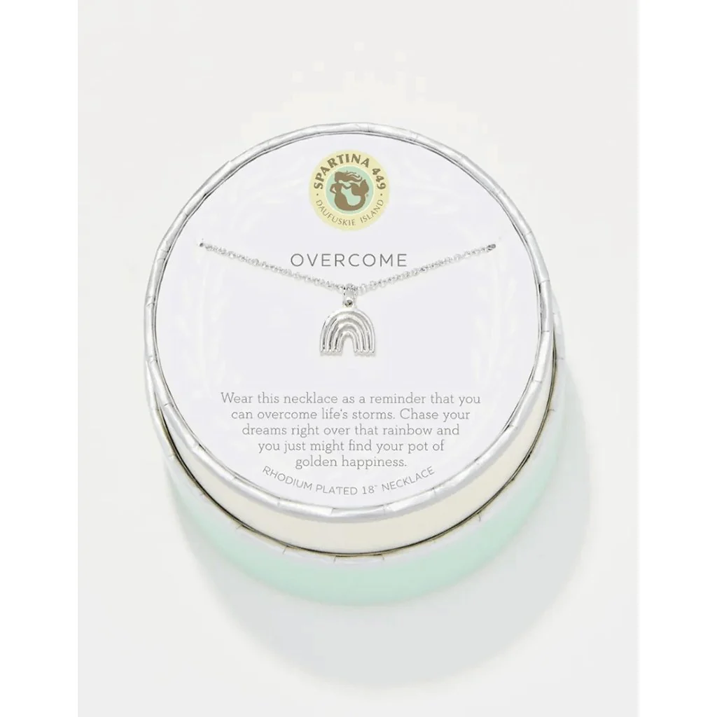 Spartina 449 : Sea La Vie Overcome/Rainbow Necklace in Silver