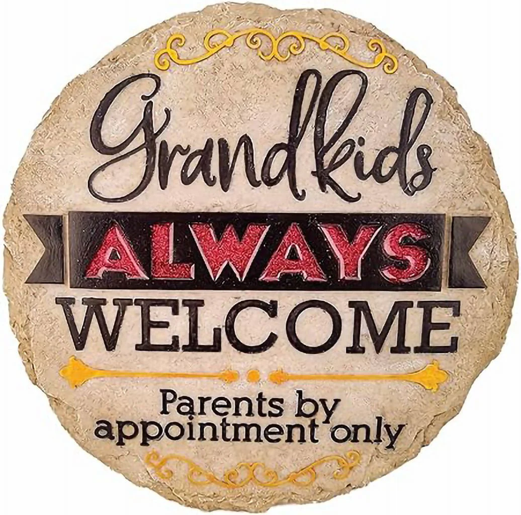 Spoontiques : Grandkids Welcome Stepping Stone