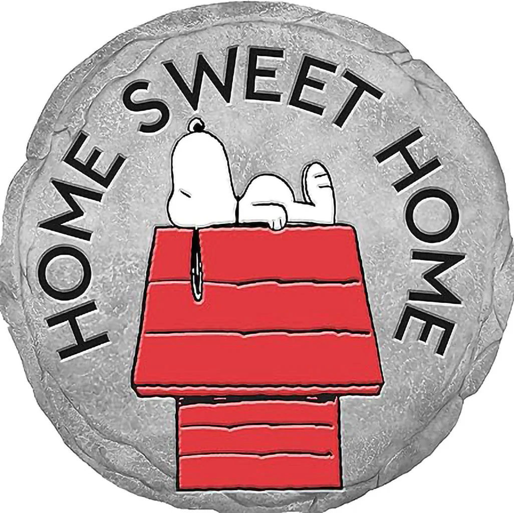 Spoontiques : Peanuts Home Stepping Stone