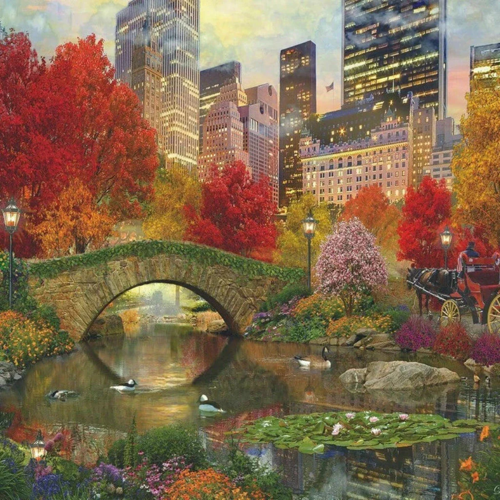 Springbok : Central Park Paradise 1500 Piece Jigsaw Puzzle - Image 2