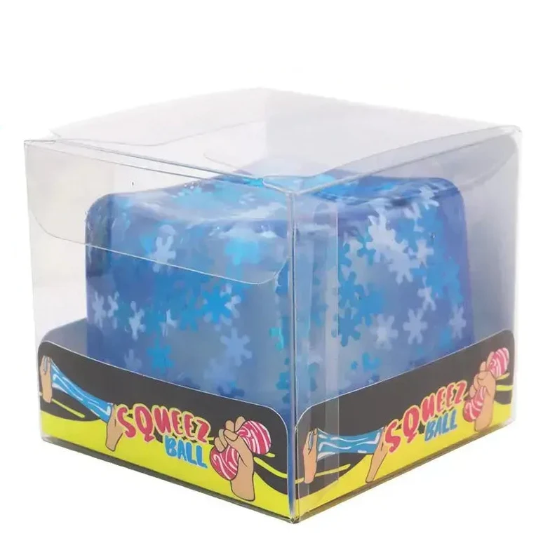 PUKA CREATIONS : Snowflake Squeez Cube - Clear