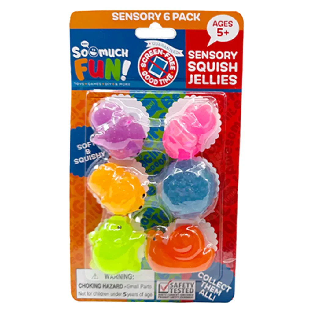 NOVELTY INC : Squishy Jelly 6 Pack - Image 2