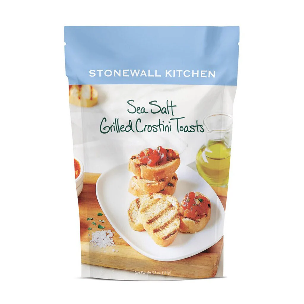 Stonewall Kitchen : Sea Salt Grilled Crostini Toasts Pouch