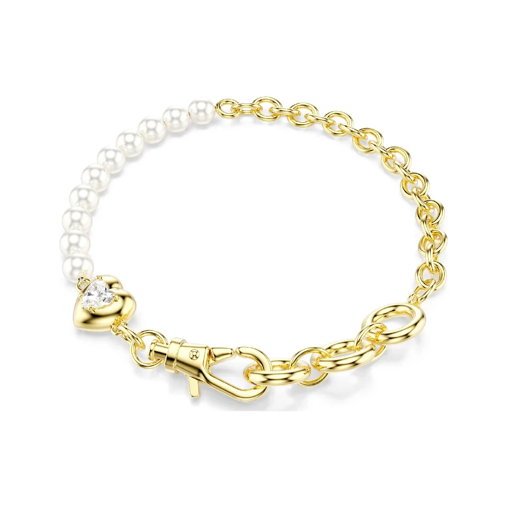 Swarovski : White Gold-Tone Plated Idyllia Bracelet - Image 2
