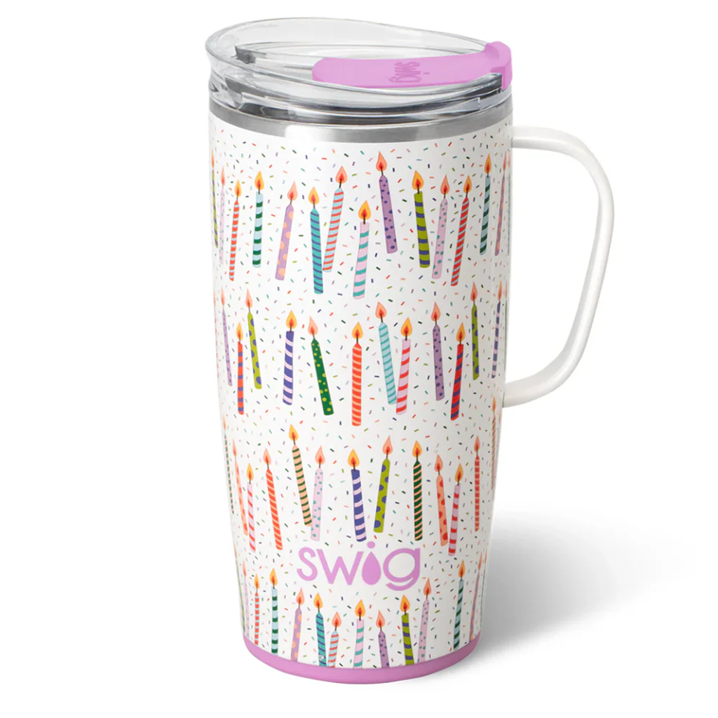 Swig : Full Travel Mug (22oz) in Make A Wish