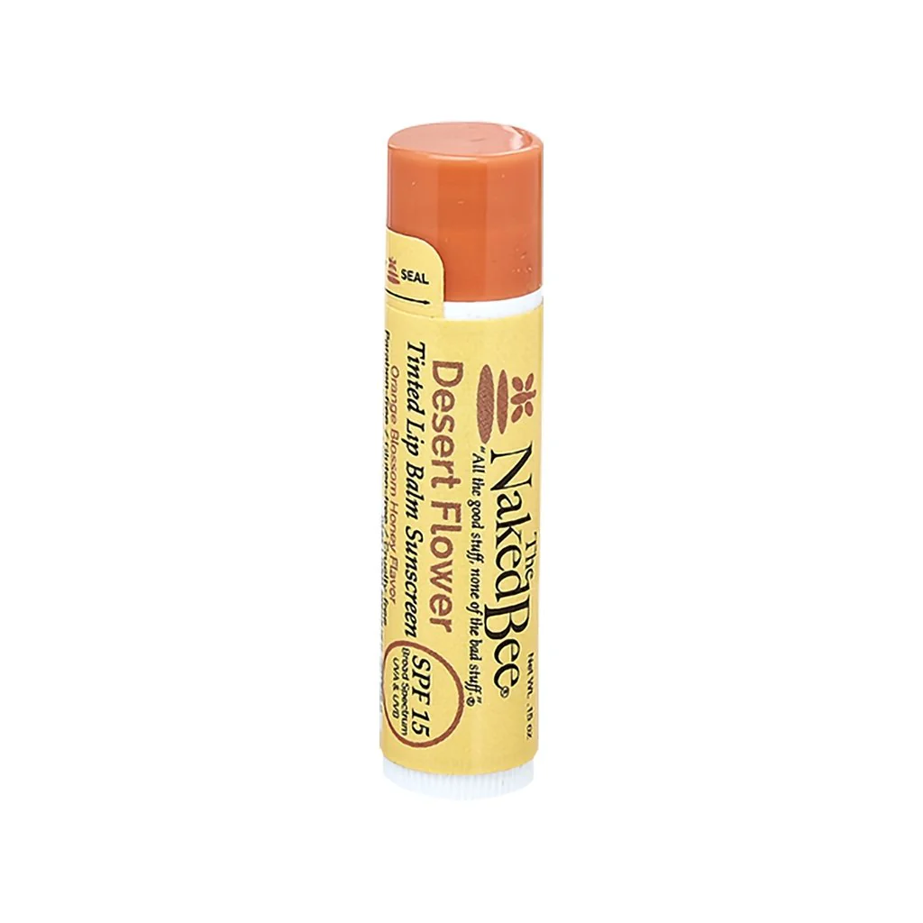 The Naked Bee : SPF 15 Desert Flower Tinted Lip Balm