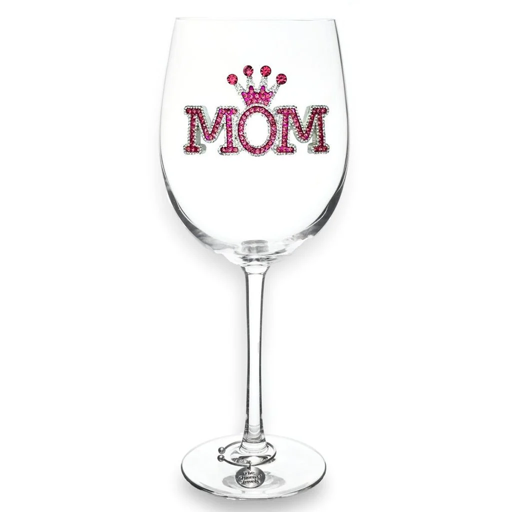 The Queens' Jewels : Mom Jeweled Glassware – Stemmed