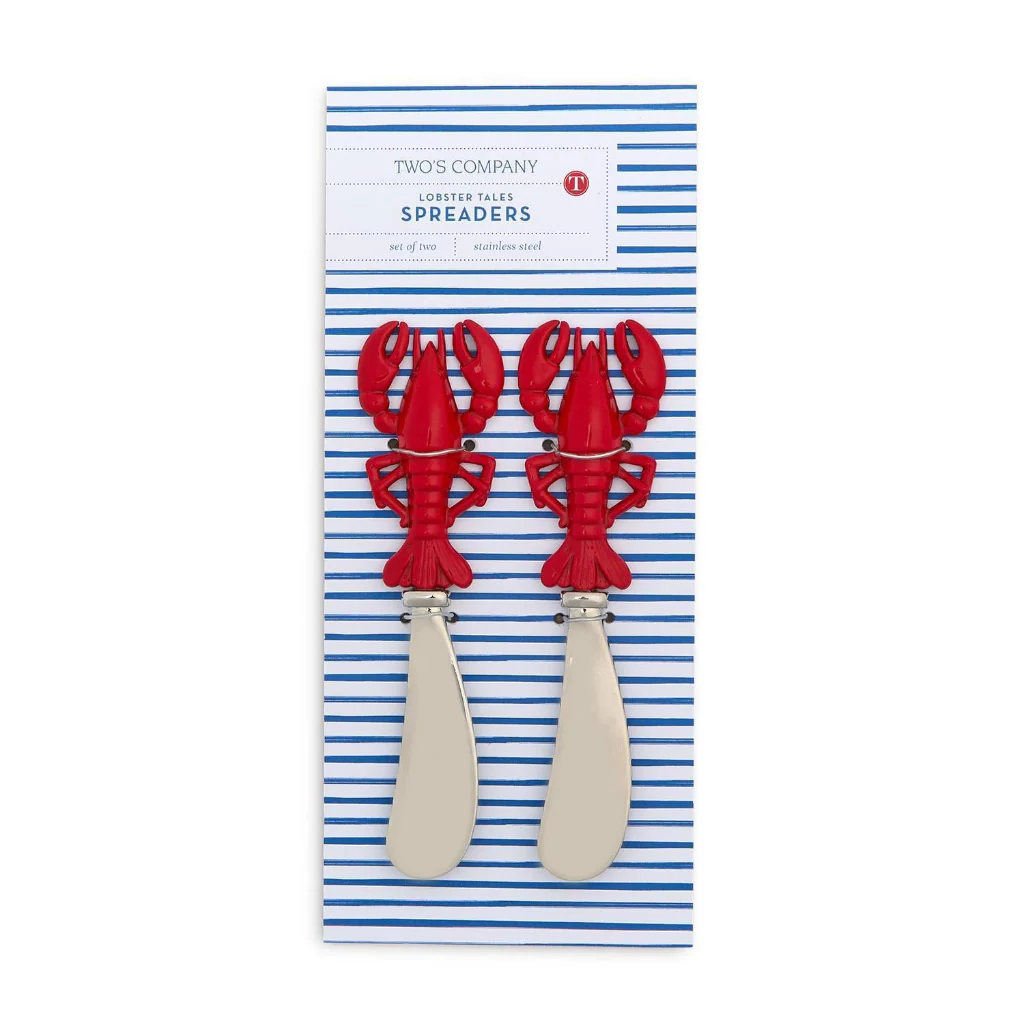Twos Company : Set of 2  Lobster Spreaders on Gift Card - Image 5
