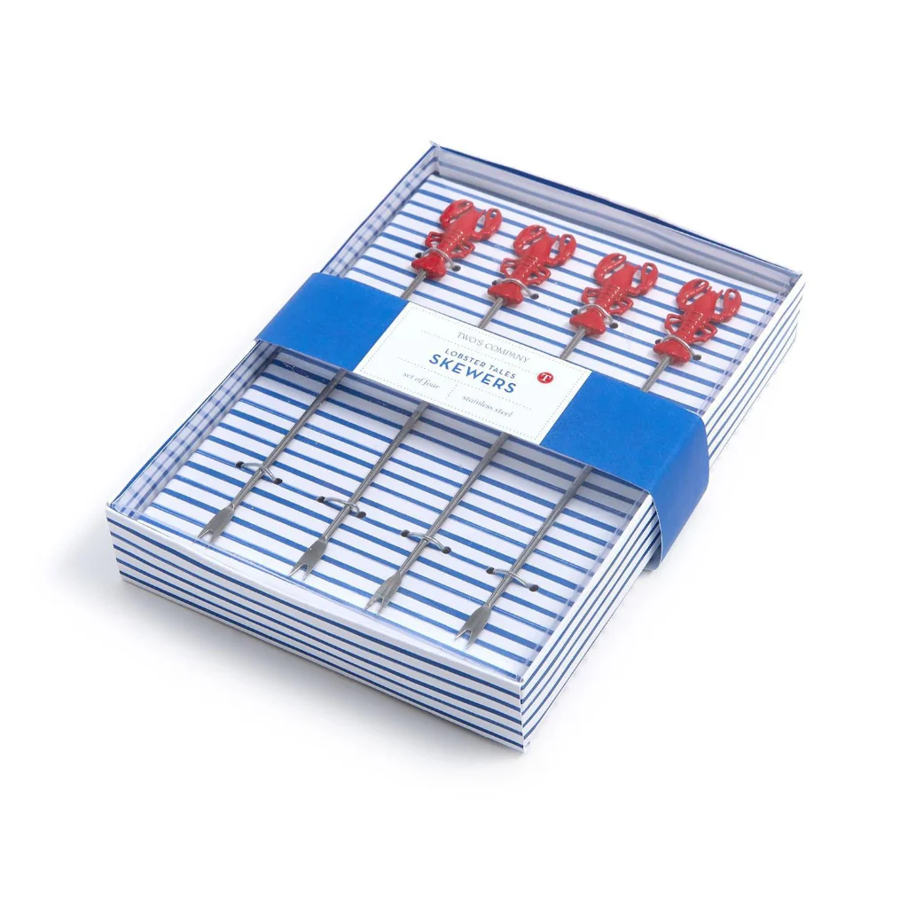 Twos Company : Set of 4 Lobster Skewers in Gift Box - Image 3