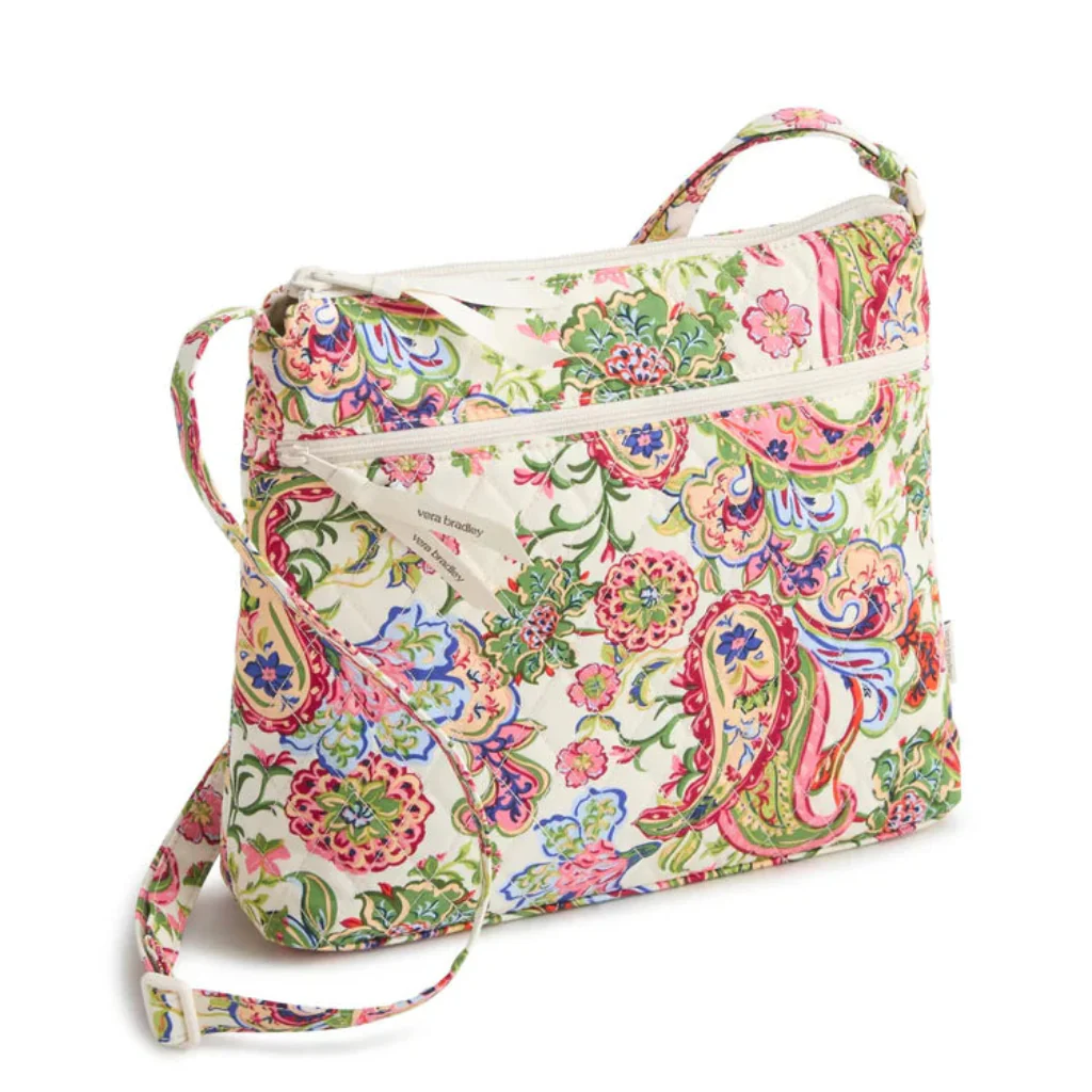 Vera Bradley : Original Zip Hipster Crossbody Bag Vibrant paisley - Image 3
